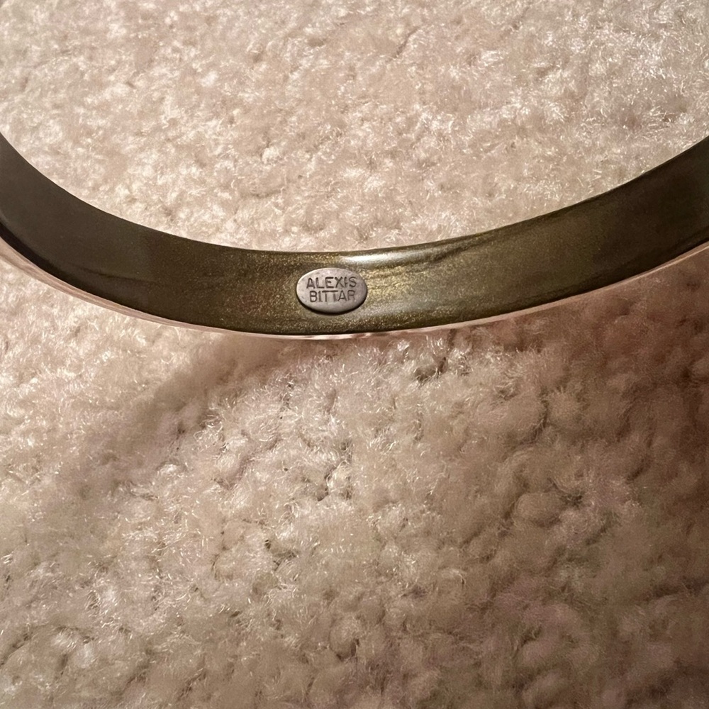 Alexis Bittar Rose and Gold Bangles - Picture 3 of 8